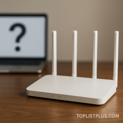 ภาพเราเตอร์แบบไร้สายพร้อมเสาสัญญาณ สำหรับประกอบบทความหัวข้อ "เราเตอร์ ยี่ห้อไหนดี"