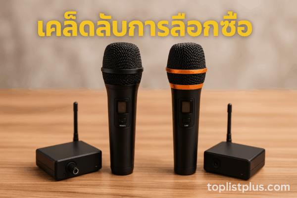 ไมค์ลอย ยี่ห้อไหนดี สำหรับการเลือกซื้อไมโครโฟนไร้สายคุณภาพสูง