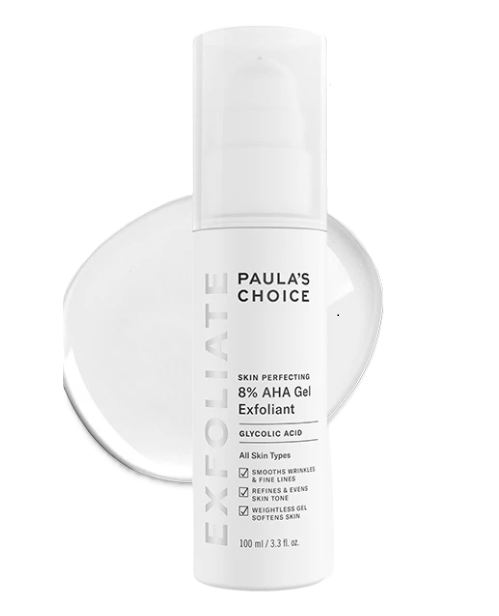 AHA ยี่ห้อไหนดี - Paula’s Choice Skin Perfecting 8% AHA Gel Exfoliant
