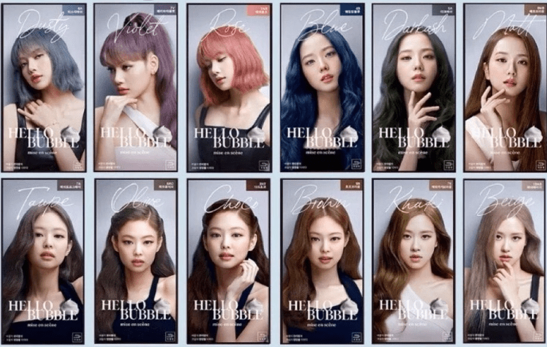 สีย้อมผม Mise en scène Hello Bubble