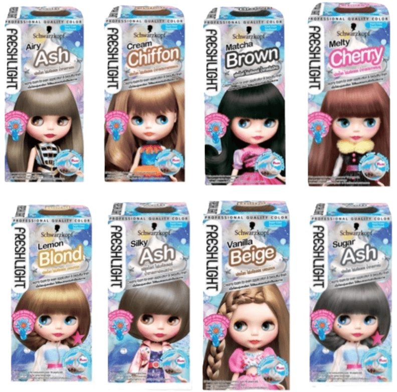 สีย้อมผม Schwarzkopf Freshlight Foam