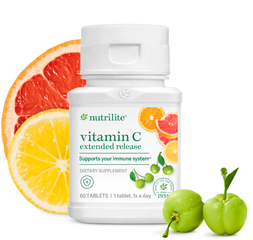 วิตามินเสริมภูมิคุ้มกัน ยี่ห้อไหนดี - Nutrilite Vitamin C Plus Extended Release