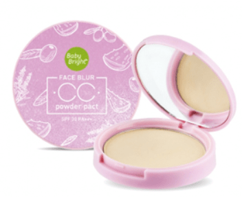 แป้งพัฟ Baby Bright Face Blur CC Powder Pact SPF30 PA+++
