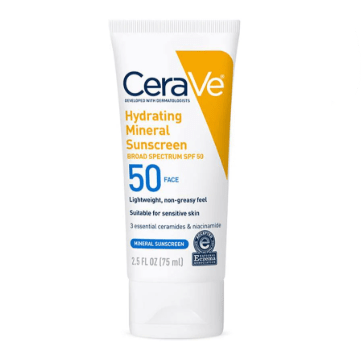 CeraVe Hydrating Mineral Sunscreen SPF 50