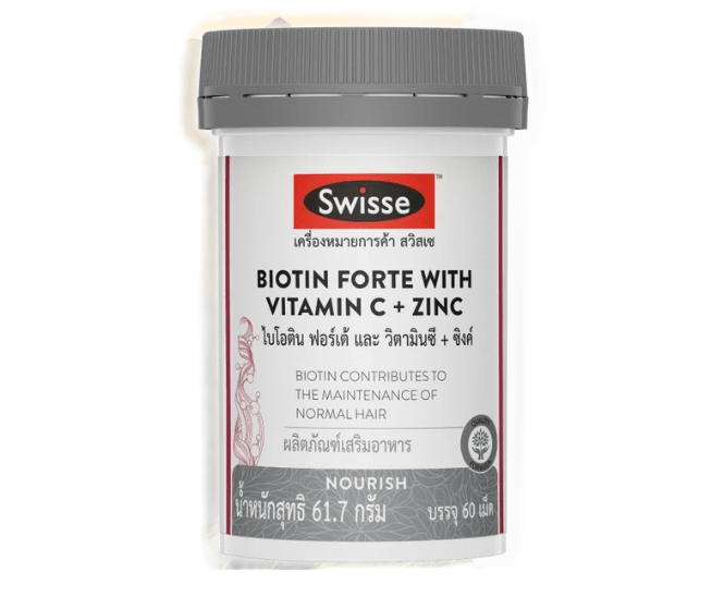 SWISSE Biotin Forte With Vitamin C + Zinc