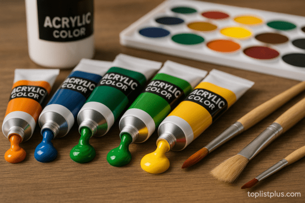 ภาพประกอบเคล็ดลับการเลือกซื้อสีอะคริลิค ยี่ห้อไหนดี พร้อมอุปกรณ์ศิลปะ