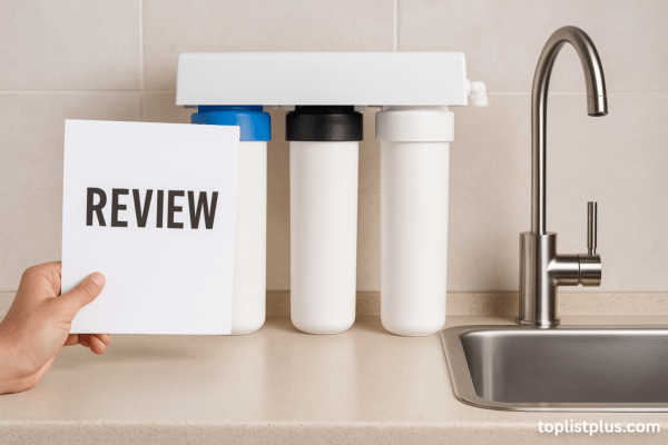 เครื่องกรองน้ำ บ้านกรองน้ำ รุ่นไหนดี ที่ติดตั้งในครัวพร้อมระบบฟอกน้ำ 3 ชั้น