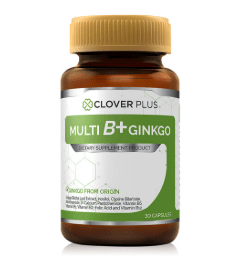 วิตามินบำรุงสมอง Clover Plus Multi B + Ginkgo