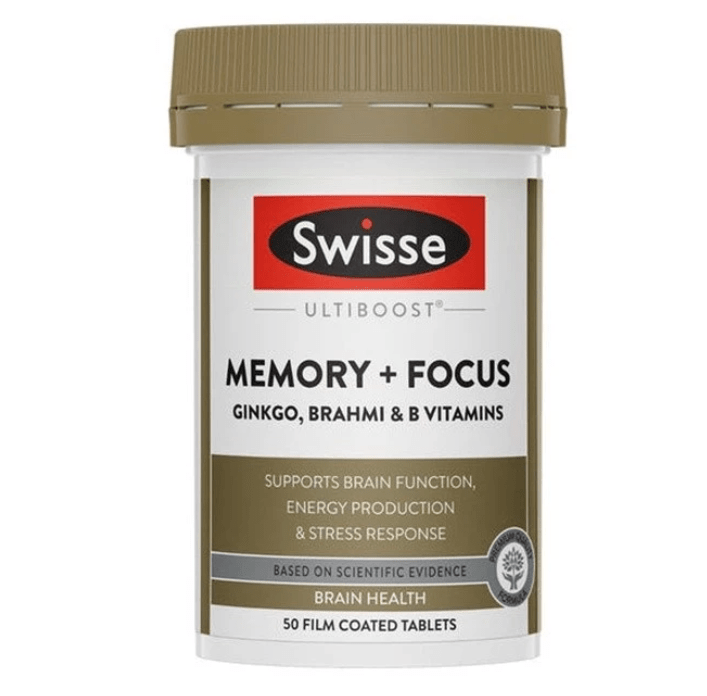 วิตามินบำรุงสมอง Swisse Ultiboost Memory + Focus