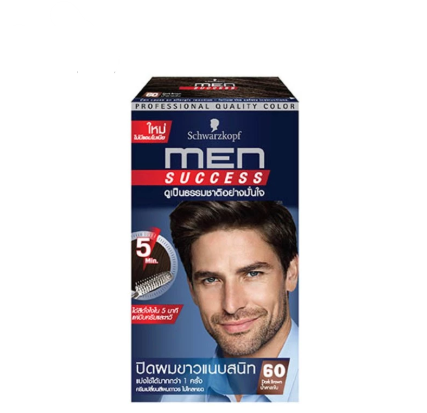 Schwarzkopf MEN SUCCESS Hair Color 60 Dark Brown