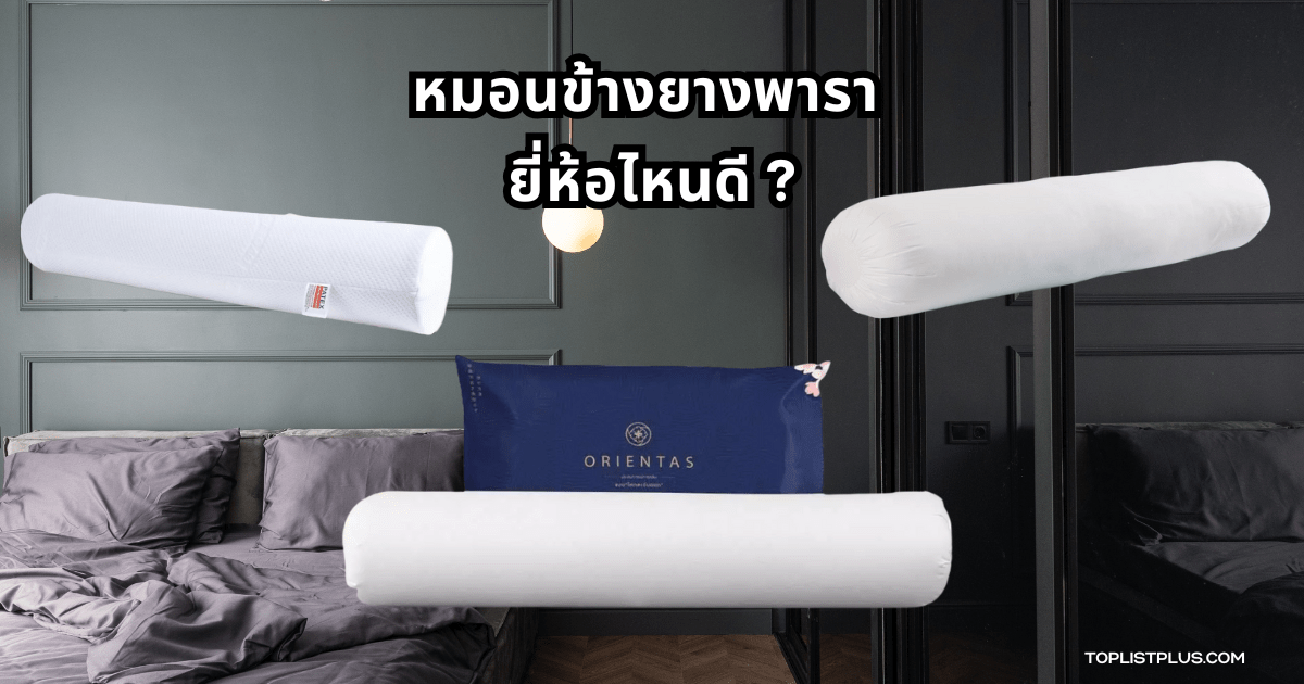 หมอนข้างยางพารา ยี่ห้อไหนดี ที่ช่วยรองรับสรีระและหลับสบายตลอดคืน