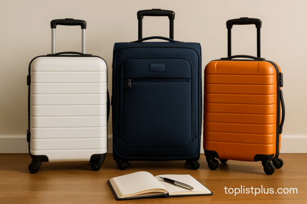 ภาพกระเป๋าเดินทางหลากหลายแบบสำหรับบทสรุปในบทความ "กระเป๋าเดินทาง ยี่ห้อไหนดี"