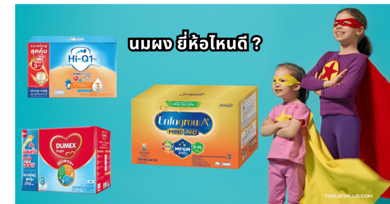 ภาพประกอบบทความแนะนำ นมผง ยี่ห้อไหนดี สำหรับเด็กและผู้ใหญ่