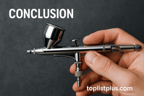 ภาพแอร์บรัชโลหะพร้อมอุปกรณ์ ใช้ประกอบบทความสรุป แอร์บรัช ยี่ห้อไหนดี