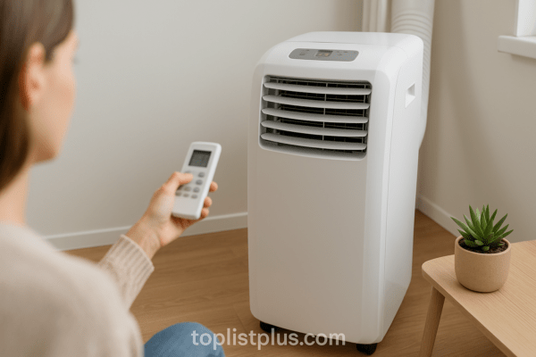 เครื่องปรับอากาศเคลื่อนที่ในห้องนั่งเล่น – แอร์เคลื่อนที่ ยี่ห้อไหนดี