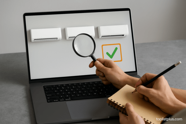 แอร์ เซ็นทรัล 12000 BTU รุ่นไหนดี – การเปรียบเทียบแอร์สามรุ่นบนหน้าจอคอมพิวเตอร์เพื่อช่วยตัดสินใจเลือกซื้อ