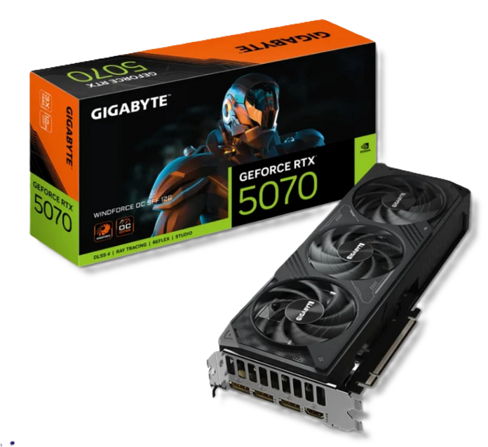VGA GIGABYTE GEFORCE RTX 5070 WINDFORCE SFF 12G