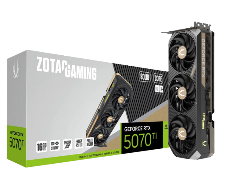 ZOTAC Gaming GeForce RTX 5070 Ti