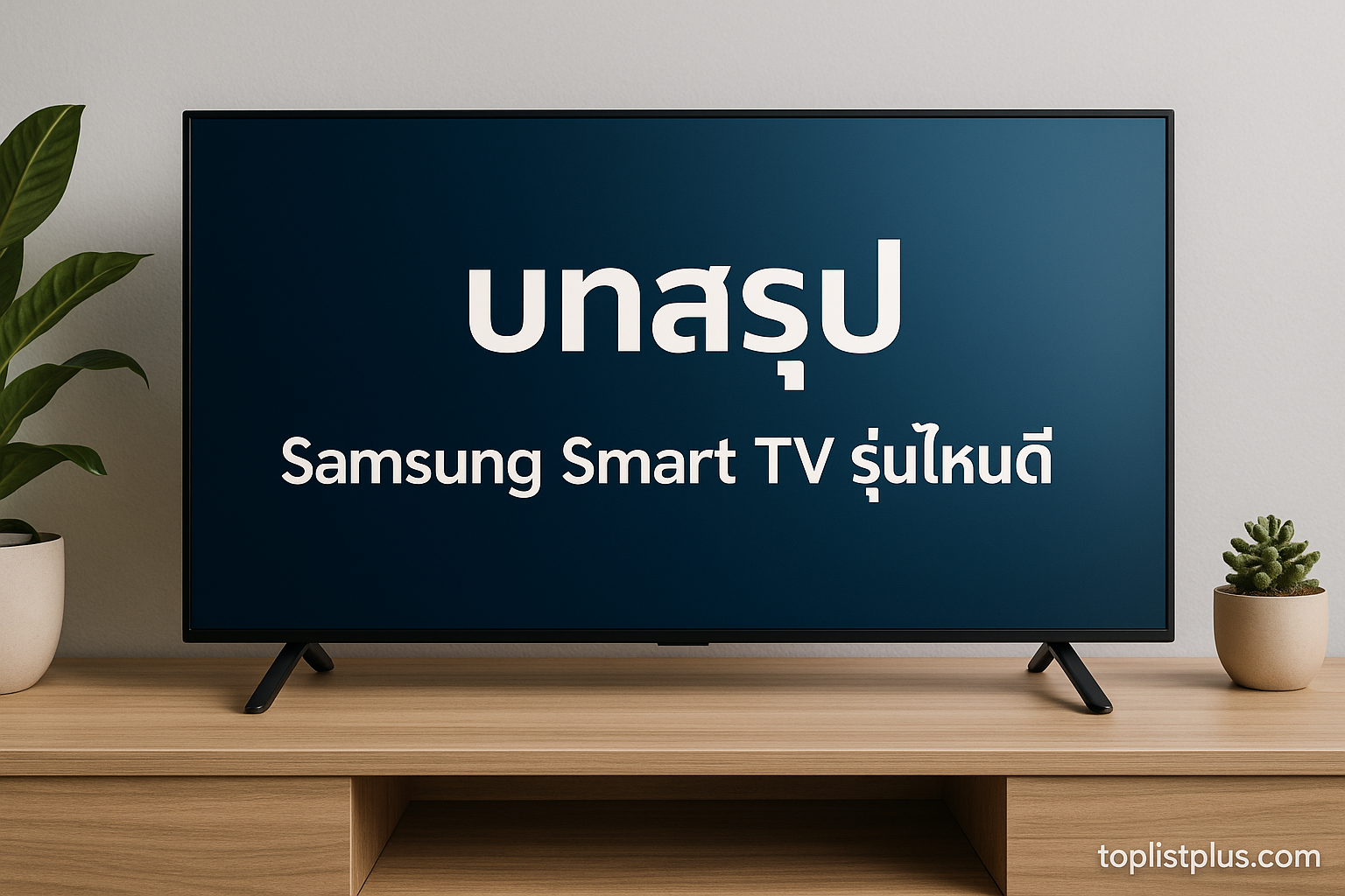 บทสรุป Samsung Smart TV รุ่นไหนดี