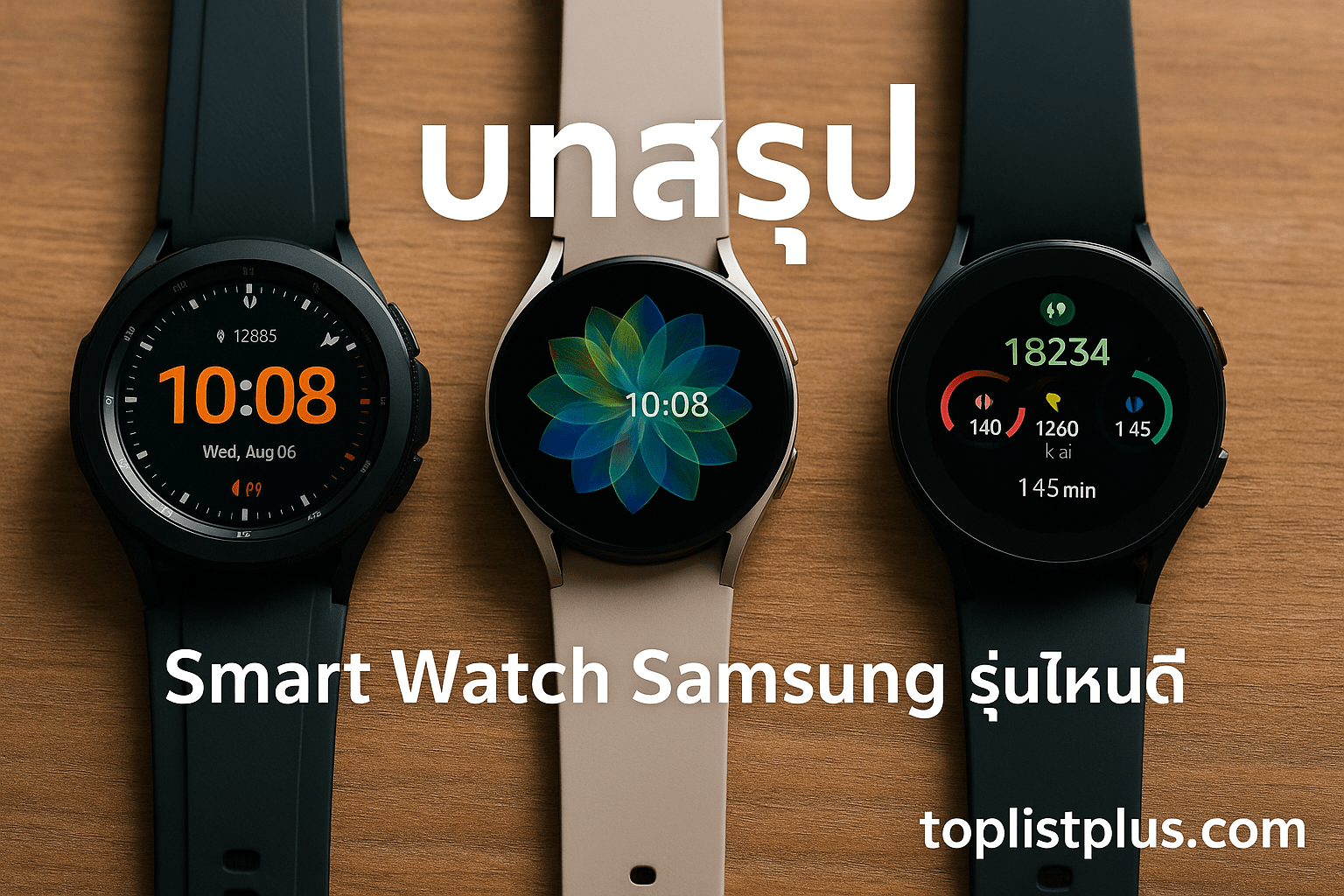 บทสรุปการเลือกซื้อ Smart Watch Samsung รุ่นไหนดี
