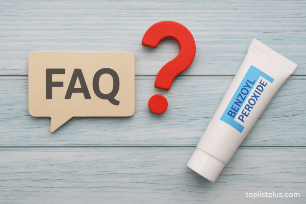 ภาพประกอบคำถามที่พบบ่อยเกี่ยวกับ benzoyl peroxide ยี่ห้อไหนดี สำหรับใช้ในบทความ SEO