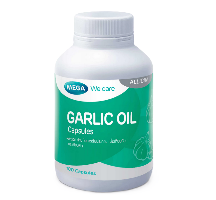 วิตามินบำรุงเลือด MEGA We Care Garlic Oil