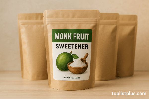 ภาพผลิตภัณฑ์น้ำตาลหล่อฮังก๊วยในบรรจุภัณฑ์ ถ่ายบนพื้นโต๊ะไม้ สำหรับบทความรีวิว "น้ำตาลหล่อฮังก๊วย ยี่ห้อไหนดี"