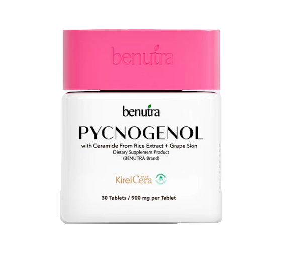 Benutra Pycnogenol with Ceramide + Grape Skin