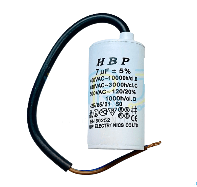 Capacitor 7 μF-450 V