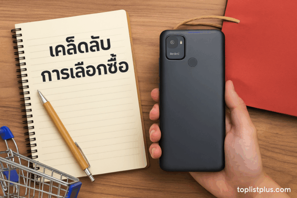 ภาพประกอบเคล็ดลับการเลือกซื้อ โทรศัพท์ Redmi C Series รุ่นไหนดี แสดงบรรยากาศการเลือกซื้อมือถืออย่างมืออาชีพในร้านโทรศัพท์สมัยใหม่