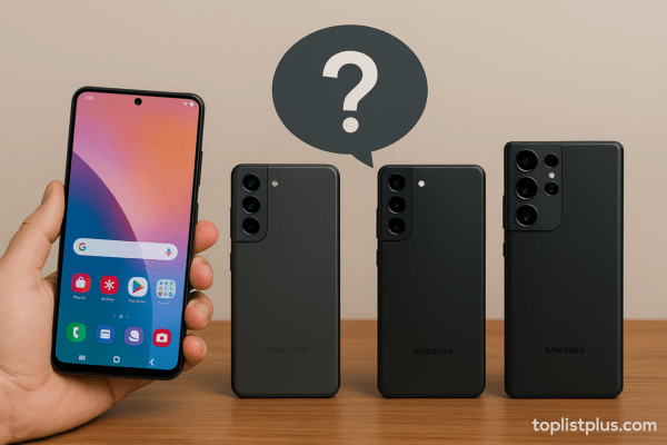 ภาพสมาร์ทโฟน Samsung Galaxy S Series รุ่นไหนดี จัดเรียงสวยงามสำหรับตกแต่งบทความ