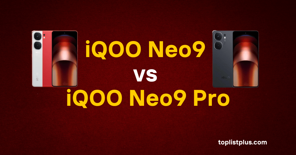 iQOO Neo9 vs iQOO Neo9 Pro รูปหน้าปกบทความ แสดงภาพ iQOO Neo9 (ซ้าย) สองสีและ iQOO Neo9 Pro (ขวา) สีดำ/เทา เพื่อเปรียบเทียบดีไซน์