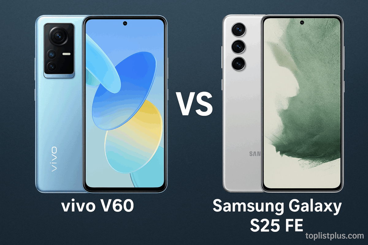 เปรียบเทียบสมาร์ทโฟน vivo V60 vs Samsung Galaxy S25 FE ในบทความรีวิวรุ่นยอดนิยมปี 2025