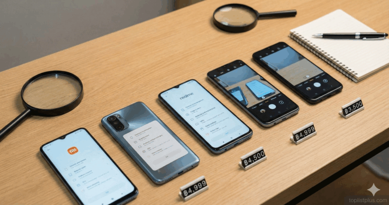 ภาพประกอบบทความเคล็ดลับการเลือกซื้อ โทรศัพท์ Android ไม่เกิน 5000 รุ่นไหนดี โดยเปรียบเทียบหลายรุ่นพร้อมราคา