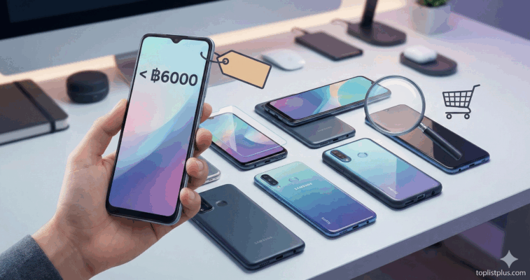 ภาพประกอบบทความเคล็ดลับการเลือกซื้อ โทรศัพท์ Android ไม่เกิน 6000 รุ่นไหนดี