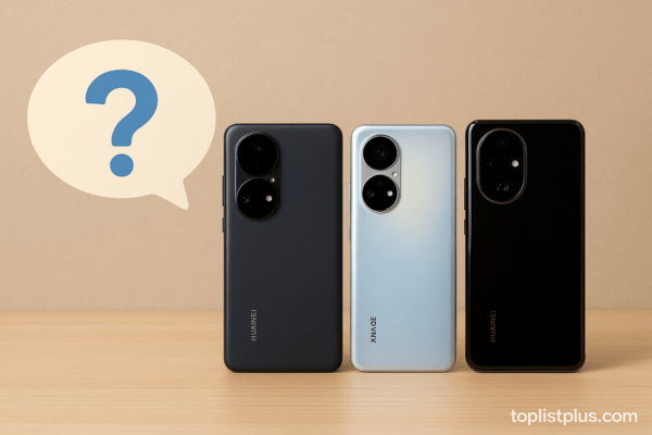 โทรศัพท์ HUAWEI Pura Series รุ่นไหนดี สมาร์ทโฟนดีไซน์หรู เรียงวางบนพื้นหลังเรียบ สื่อถึงคำถามที่พบบ่อยในบทความรีวิวสินค้า