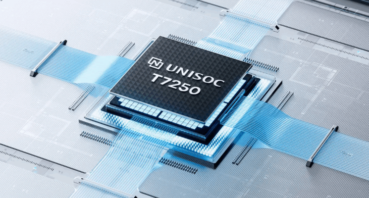 ภาพประกอบชิปเซ็ต UNISOC T7250 ซึ่งเป็นส่วนประกอบในอุปกรณ์เทคโนโลยีที่เกี่ยวข้องกับ ประวัติแบรนด์ Redmi และการพัฒนาผลิตภัณฑ์ของแบรนด์
