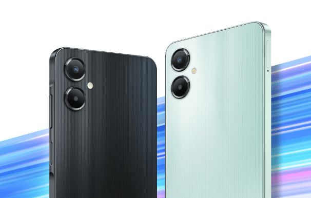 ภาพประกอบ Samsung Galaxy A07 vs Samsung Galaxy A06 แสดงดีไซน์ฝาหลังของทั้งสองรุ่น พร้อมพื้นหลังเอฟเฟกต์แสง สื่อถึงความเร็วและความทันสมัย