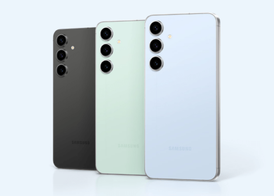 ภาพด้านหลังของ Samsung Galaxy S24 FE แสดงดีไซน์และเฉดสีใหม่ ใช้ประกอบบทความ iPhone 16e vs Samsung Galaxy S24 FE เพื่อเปรียบเทียบดีไซน์และวัสดุของสมาร์ตโฟนทั้งสองรุ่น