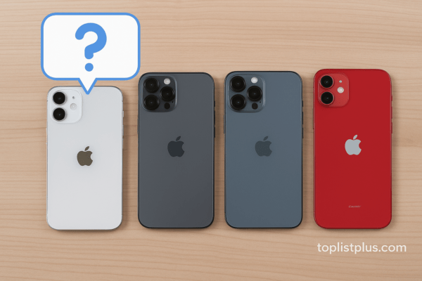 ภาพ iPhone รุ่นต่าง ๆ จัดเรียงบนโต๊ะไม้สำหรับบทความ iPhone ราคาไม่เกิน 40000 รุ่นไหนดี