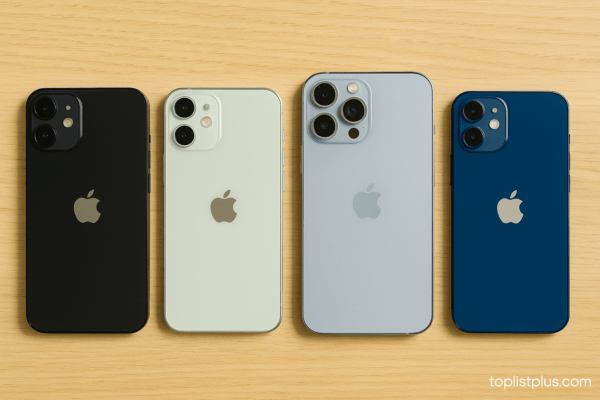 ภาพประกอบ iPhone ราคาไม่เกิน 50000 รุ่นไหนดี แสดง iPhone หลายรุ่นวางเรียงบนโต๊ะไม้โทนเรียบหรู เหมาะสำหรับใช้ตกแต่งบทความ SEO หัวข้อ “บทสรุป”