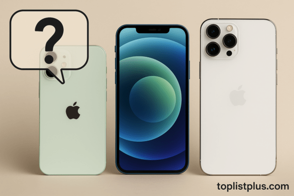 ภาพ iPhone ใช้งานทั่วไป รุ่นไหนดี แสดงโทรศัพท์ iPhone รุ่นต่าง ๆ วางเรียงกันบนพื้นหลังโทนเรียบหรู เหมาะสำหรับประกอบบทความ SEO หัวข้อคำถามที่พบบ่อย