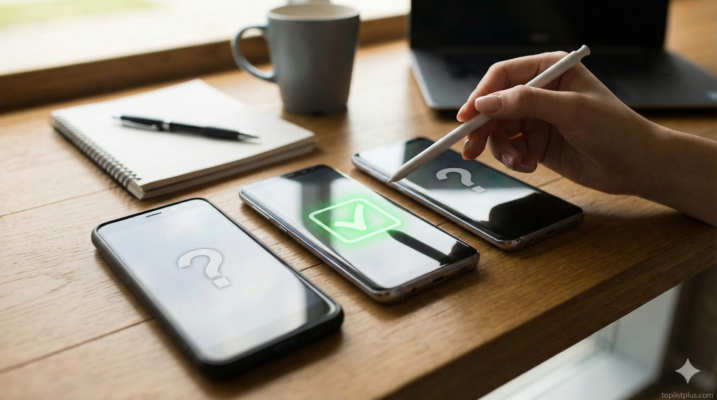 ภาพประกอบบทสรุปการเลือกซื้อ โทรศัพท์ RAM 4GB รุ่นไหนดี แสดงการตัดสินใจเลือกเครื่องที่ใช่จากตัวเลือกต่างๆ