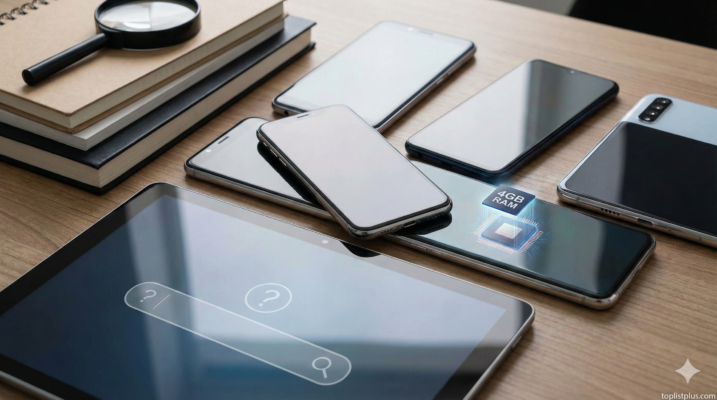 คำถามที่พบบ่อยเกี่ยวกับ โทรศัพท์ RAM 4GB รุ่นไหนดี พร้อมภาพประกอบสมาร์ทโฟนและสัญลักษณ์การค้นหาข้อมูล