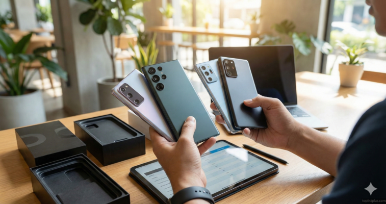 เปรียบเทียบสมาร์ทโฟนหลายรุ่นเพื่อตัดสินใจว่า โทรศัพท์ Android ความจุ 256GB รุ่นไหนดี