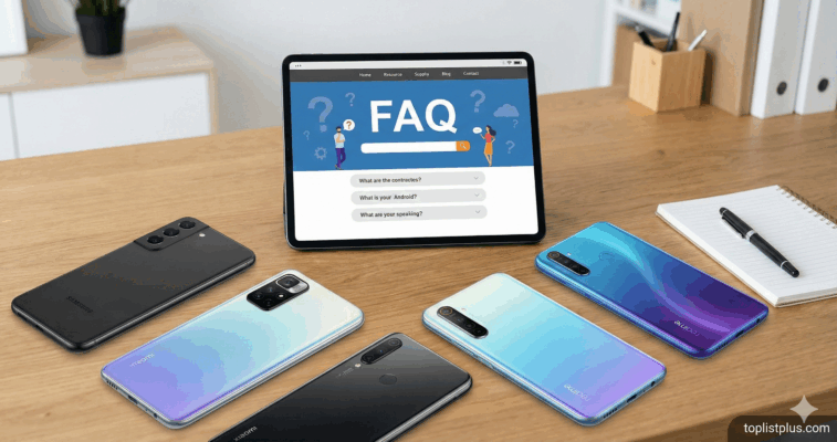 รูปภาพประกอบหัวข้อคำถามที่พบบ่อย (FAQ) สำหรับบทความแนะนำ โทรศัพท์ Android ไม่เกิน 15000 รุ่นไหนดี