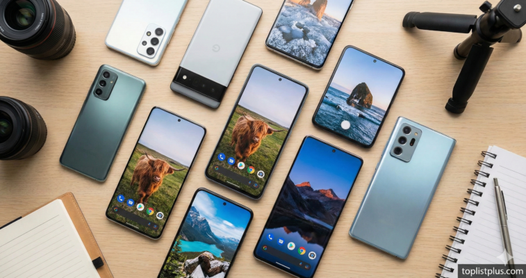 แบนเนอร์บทความแนะนำเคล็ดลับการเลือกซื้อ โทรศัพท์ Android ถ่ายรูปสวย รุ่นไหนดี พร้อมภาพประกอบสมาร์ทโฟนหลายรุ่น