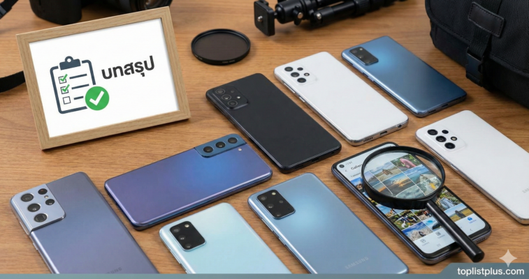 บทสรุปเลือกซื้อ โทรศัพท์ Android ถ่ายรูปสวย รุ่นไหนดี ที่คุ้มค่าที่สุด