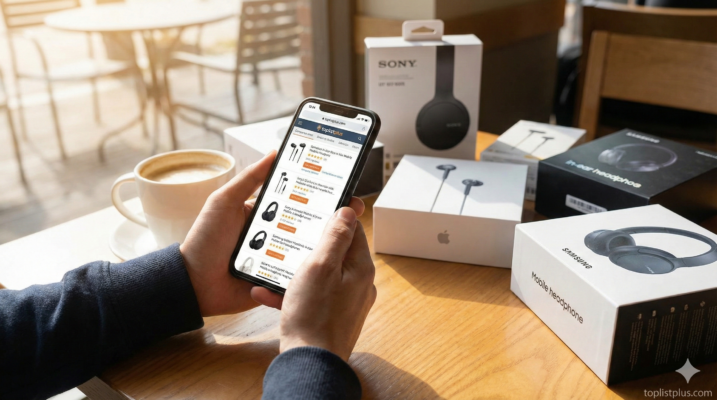 ภาพประกอบการเลือกซื้อและเปรียบเทียบข้อมูลเพื่อตัดสินใจว่าเลือก หูฟังมือถือ รุ่นไหนดี ให้ตอบโจทย์การใช้งานและคุ้มค่าที่สุด