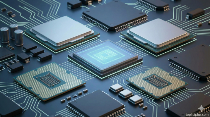 ภาพจำลองชิปเซ็ตบนแผงวงจร แสดงให้เห็นถึงความหลากหลายของรุ่นต่างๆ เพื่ออธิบายว่า Dimensity คืออะไร แต่ละรุ่นต่างกันยังไง